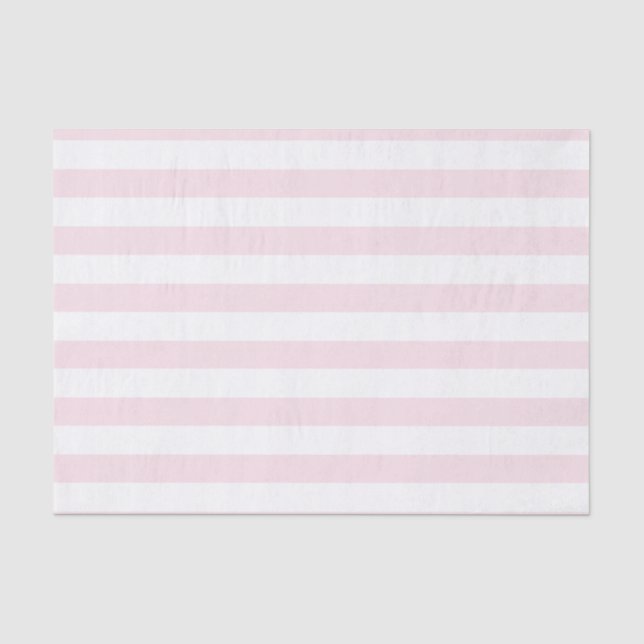 Papier Mousseline Bandes roses et blanches mignonnes Motifs (Recto)