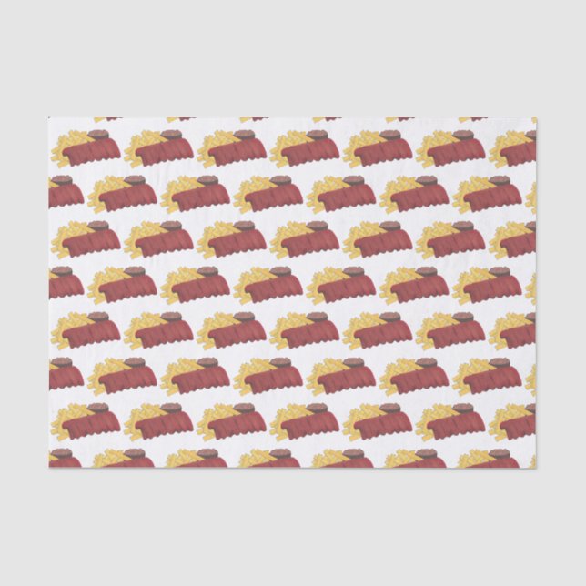 Papier Mousseline Barbecue Barbecue Barbecue Rib Cookoff (Recto)
