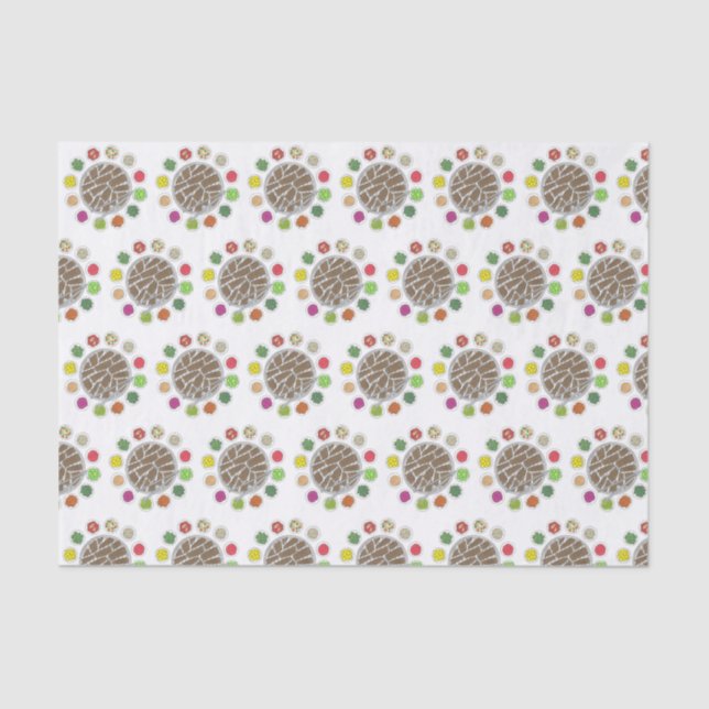 Papier Mousseline Barbecue coréen Barbecue rôti Bulgogi Banchan (Recto)