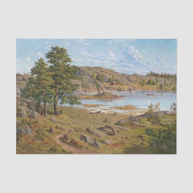 Papier Mousseline Barösund par Frans Maexmontan (Recto)
