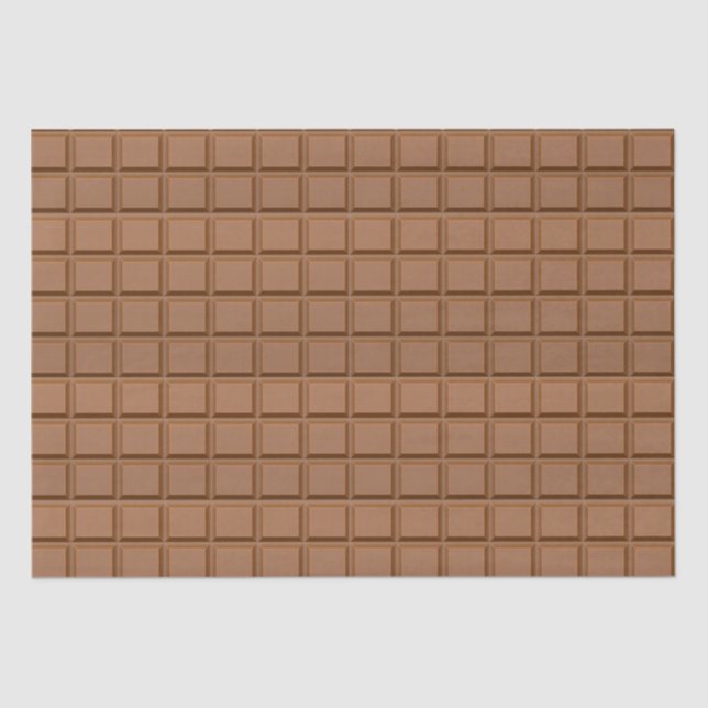 Papier Mousseline Barre à bonbons au chocolat (Recto)