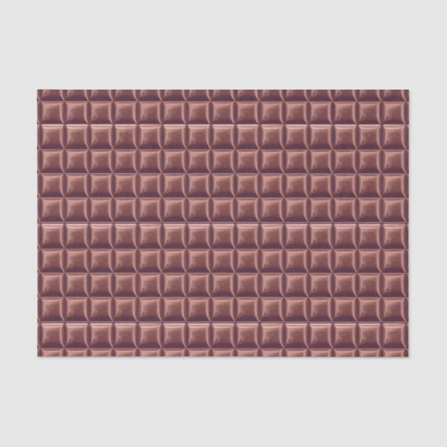 Papier Mousseline Barre à bonbons au chocolat (Recto)