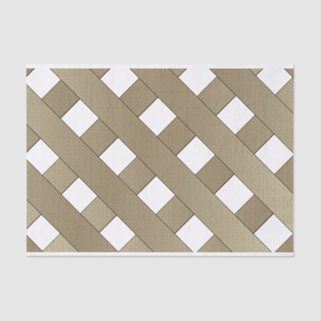 Papier Mousseline Barre de treillis (Recto)