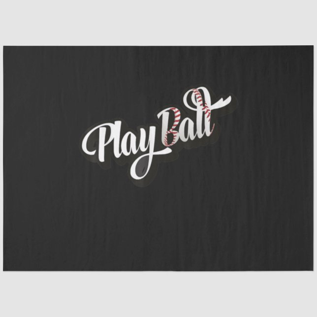 Papier Mousseline Baseball et softball (Recto)