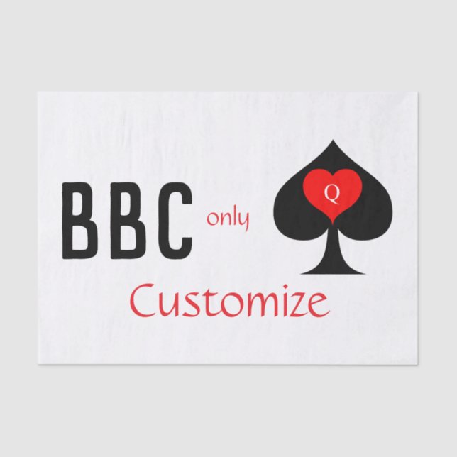 Papier Mousseline BBC Seule pique lame signe Thunder_Cove (Recto)