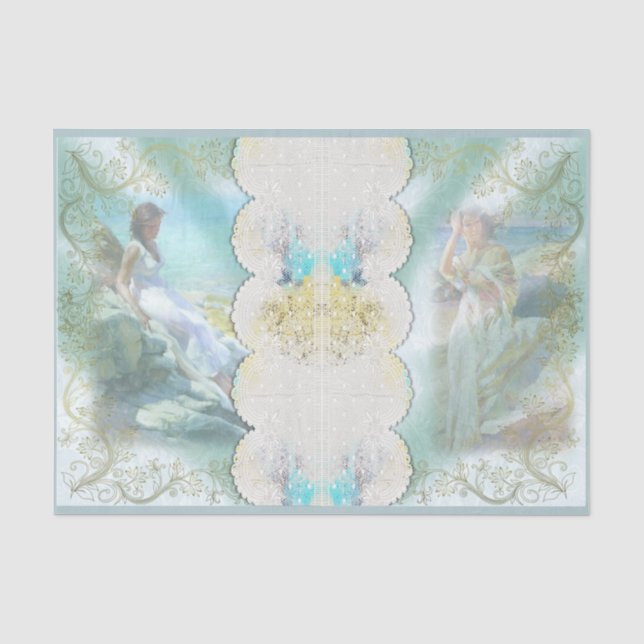 Papier Mousseline Beach Beauty Design Series 8 (Recto)