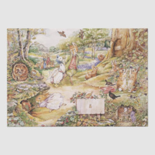 Papier Mousseline Beatrix Potter Cute Peter le lapin et ses amis