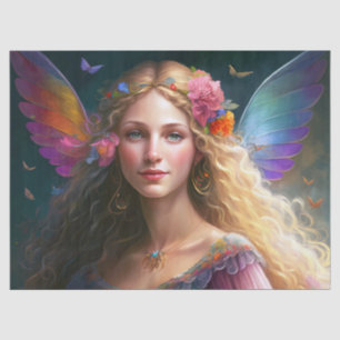 Papier Mousseline Beau Imaginaire Rainbow Fairy Decoupage