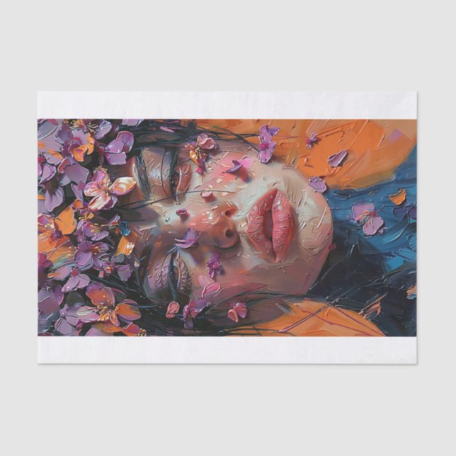 Papier Mousseline Beauté Abstraite11 (Recto)