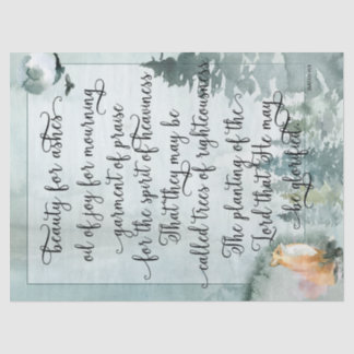 Papier Mousseline Beauté pour les cendres papier Tissu renard vertic