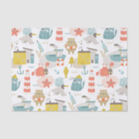 Beaux animaux nautiques amusants. Motif Sea kids