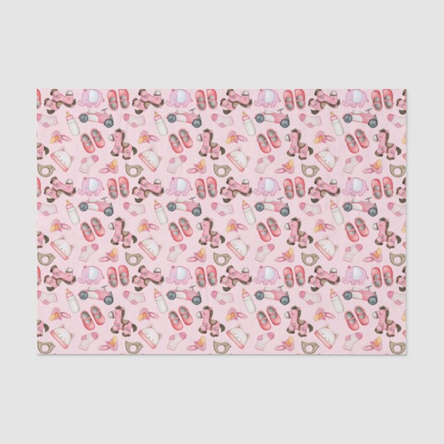 Papier Mousseline Bébé fille (Recto)