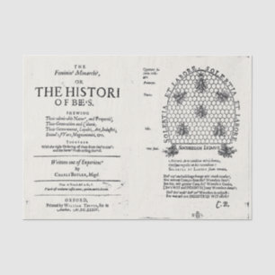 Papier Mousseline Beekeeper Queen Bee 1609 Publication