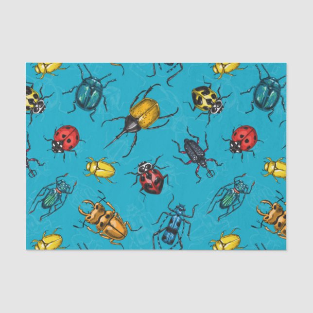 Papier Mousseline Beetles (Recto)