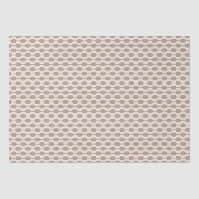 Papier Mousseline Beige geometric paper (Recto)