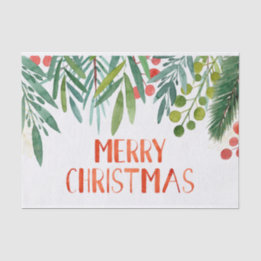 Papier Mousseline Belle aquarelle Lettrée à la main Berry & Branche 