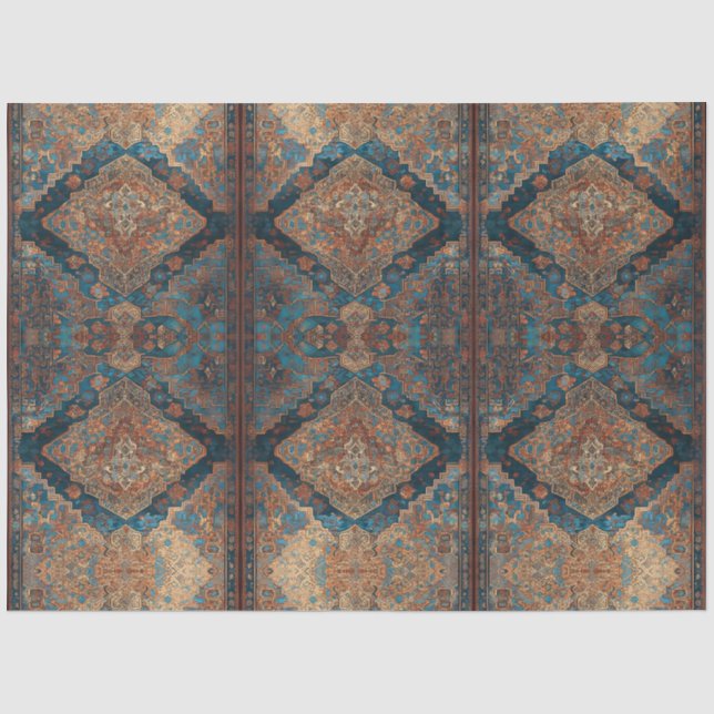 Papier Mousseline Belle collection de vieux Motifs persans populaire (Recto)