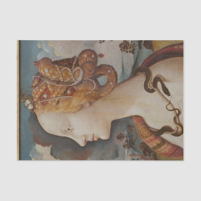Papier Mousseline Belle dame face découpage (Recto)