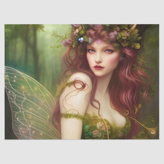 Papier Mousseline Belle Imaginaire Fairy Princesse Découpage (Recto)