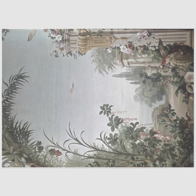 Papier Mousseline Belle Italie Floral Garden Tissu Papier (Recto)