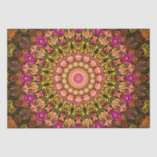 Papier Mousseline belle tapis textile mandala motif