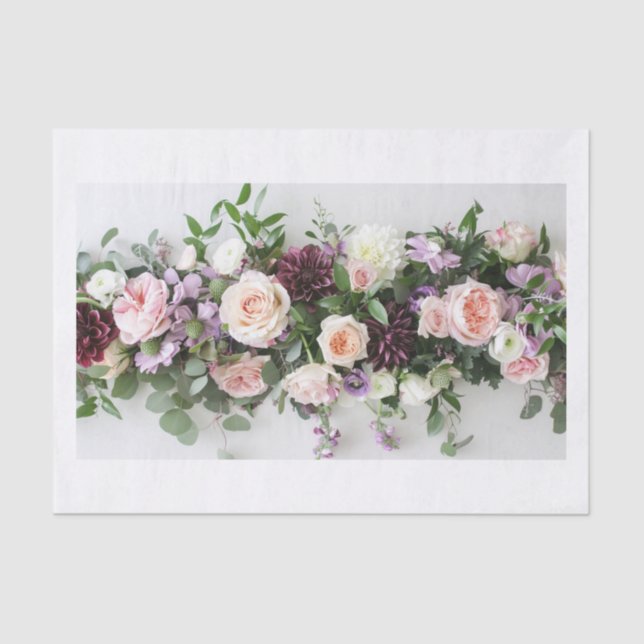 Papier Mousseline Belles fleurs2 (Recto)