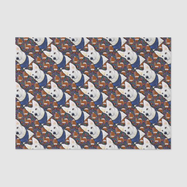 Papier Mousseline Berger Blanc Suisse (Recto)