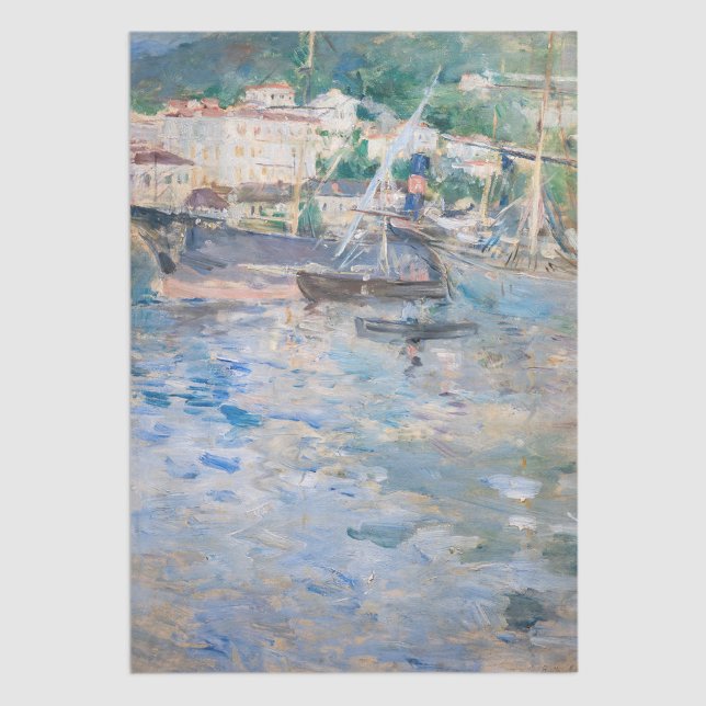 Papier Mousseline Berthe Morisot - Port de Nice (Créateur téléchargé)