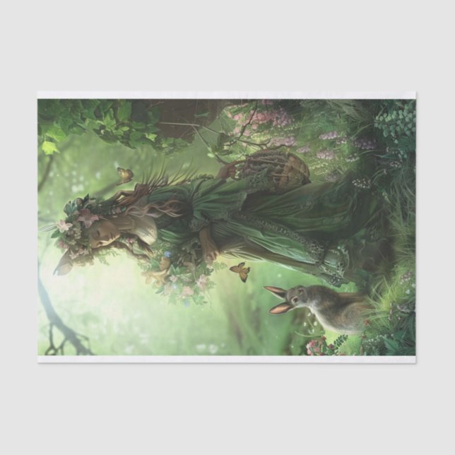 Papier Mousseline Bienheureux Ostara (Recto)