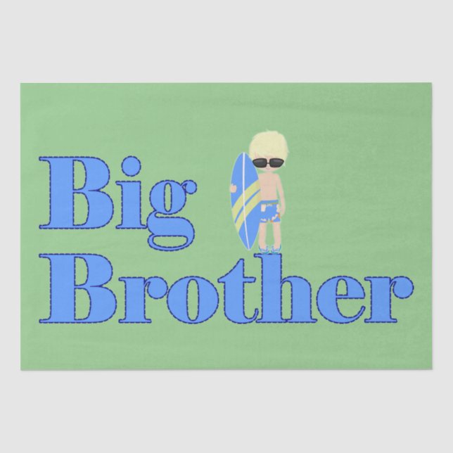 Papier Mousseline Big Brother Surfer Boy (Recto)