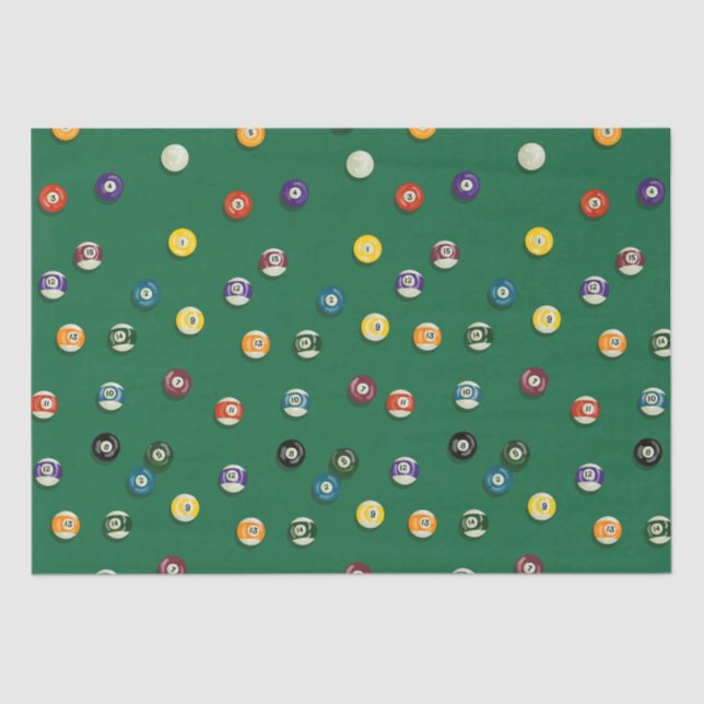 Papier Mousseline Billard Américain Billiards Pool Table Pool Shark (Recto)