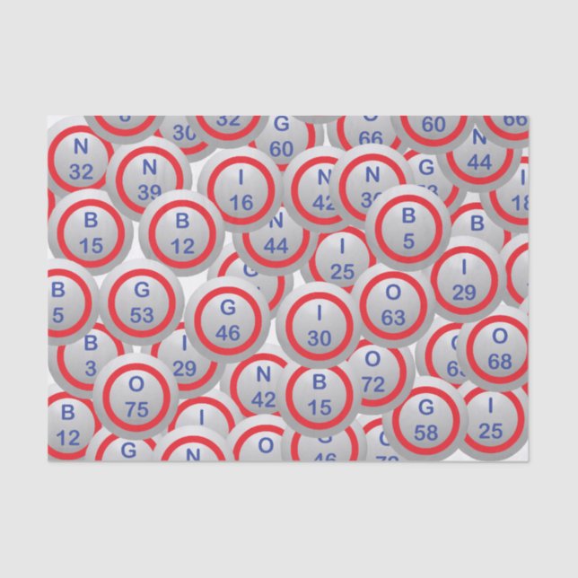Papier Mousseline Bingo Balls (Recto)