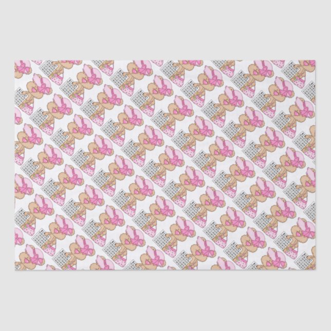 Papier Mousseline Bingo Bear Gamme papier tissu (Recto)