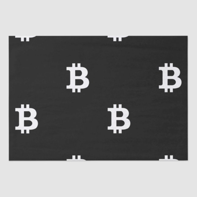 Papier Mousseline Bitcoin B Cool papier papier (Recto)