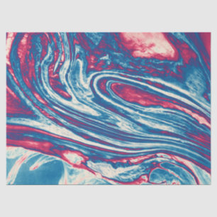 Papier Mousseline Blanc Bleu Bourgogne Marbly Peinture Texture Artsy
