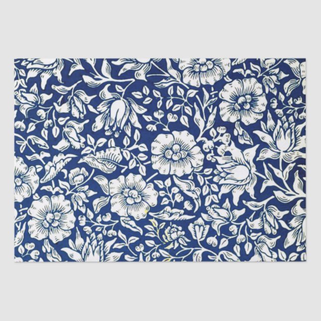 Papier Mousseline Bleu (Recto)