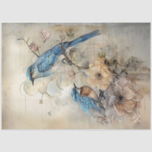 Papier Mousseline Bleu 2