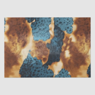 Papier Mousseline Bleu Brown Ouest