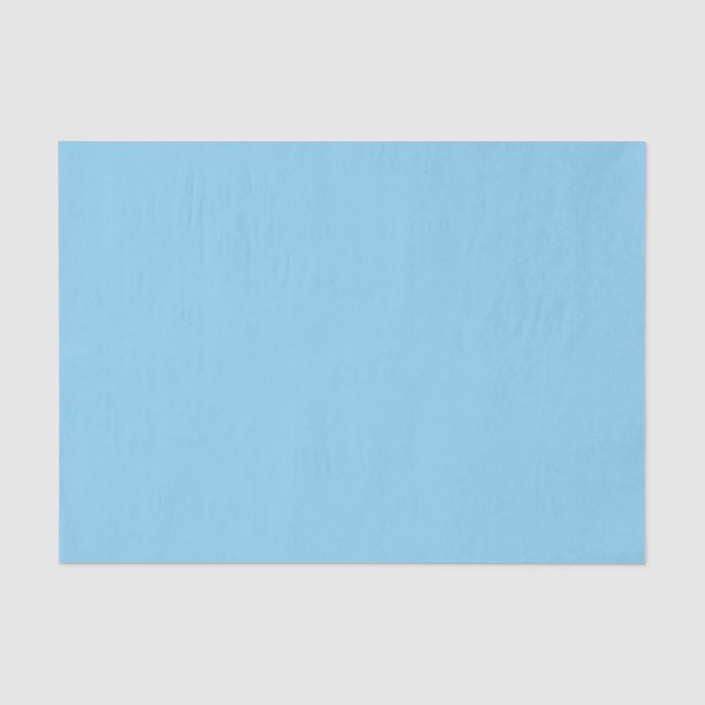 Papier Mousseline Bleu ciel (Recto)