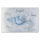 Bleu coquille de mer Ephemera de plage antique vin