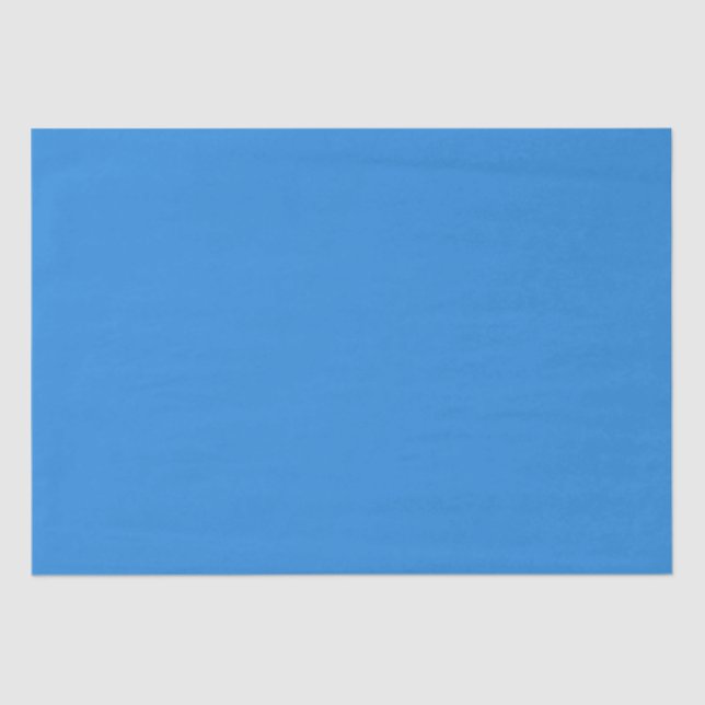 Papier Mousseline Bleu De France (Recto)