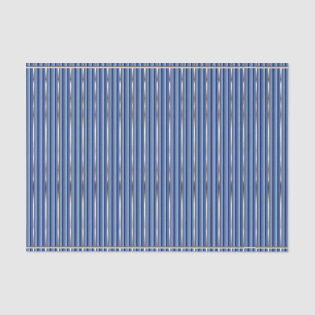 Papier Mousseline Bleu et argenté (Recto)