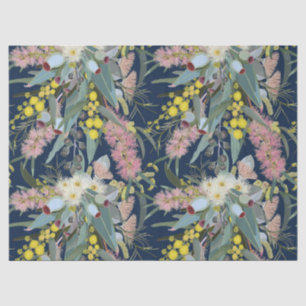 Papier Mousseline Bleu royal de Bush