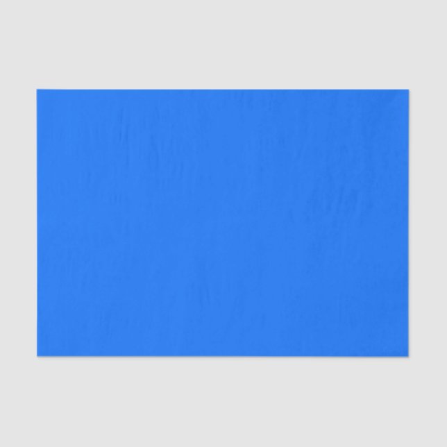 Papier Mousseline BLEU solide (Recto)