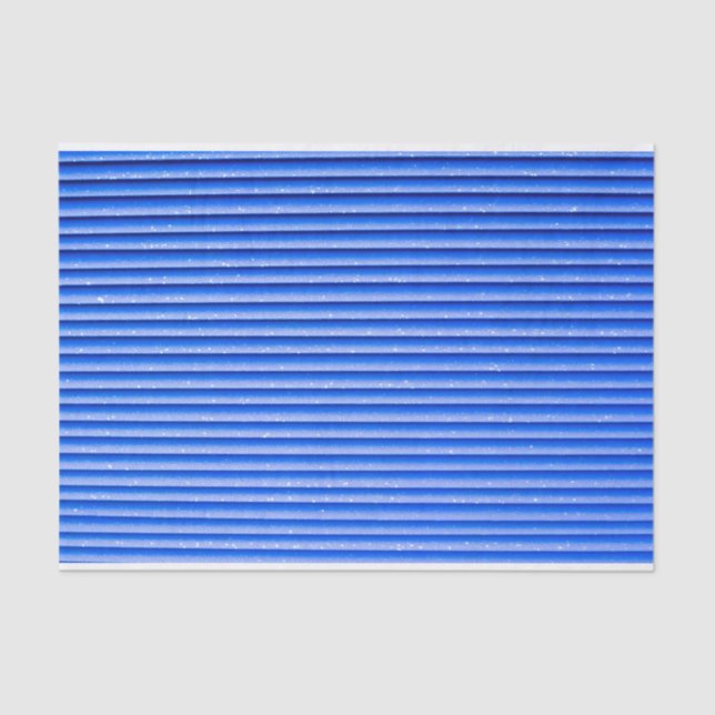 Papier Mousseline Bleu Tons géométriques (Recto)