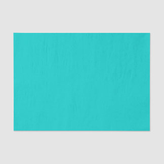 Papier Mousseline bleu turquoise