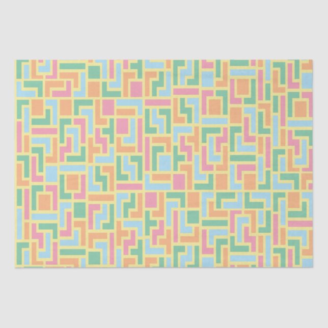 Papier Mousseline Blocs de puzzle (Recto)