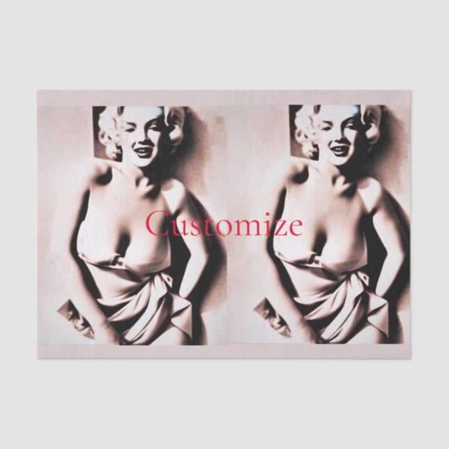 Papier Mousseline Blonde vintage Thunder_Cove (Recto)