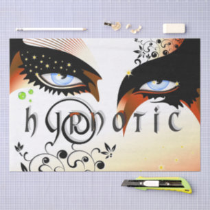 Papier Mousseline Blue Eyes Mode maquiller