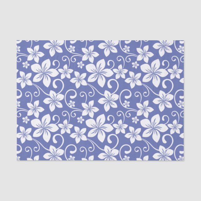 PAPIER MOUSSELINE BLUE HAWAII (PERIWINKLE) (Recto)